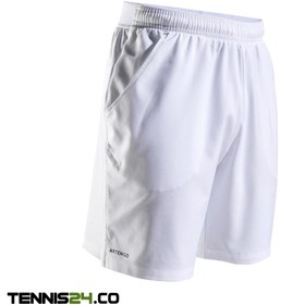 تصویر شلوارک تنیس مردانه آرتنگو Artengo DRY TSH500 – سفید ا DRY TSH500 Tennis Shorts - Men - White DRY TSH500 Tennis Shorts - Men - White