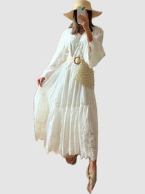 تصویر پیراهن خامه دوزی 