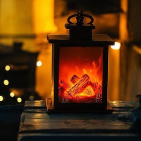 تصویر فانوس شومینه 