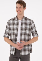 تصویر پیراهن مردانه آستین بلند راسته | یو اس پولو U.S. Polo Assn. 1114394 