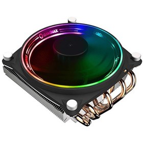 تصویر خنک کننده پردازنده گیم مکس مدل گاما 300 رینبو ا GAMEMAX Gamma 300 Rainbow CPU Cooler GAMEMAX Gamma 300 Rainbow CPU Cooler