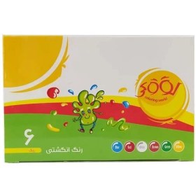 تصویر رنگ انگشتی 6 رنگ لوکی 