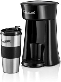 تصویر قهوه ساز بلک اند دکر Black and Decker مدل DCT10-B5 BLACK+DECKER Coffee Machine, 650W, 360ml Travel Mug, Black - DCT10-B5