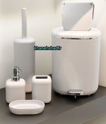 تصویر ست بهداشتی اقتصادی همارا سفید پدالی 