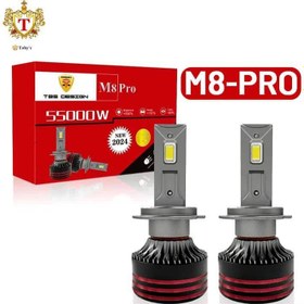 تصویر هدلایت توبیز مدل M8pro پایه H11 سری 2024 Toby's M8pro Headlight H11 2024 series