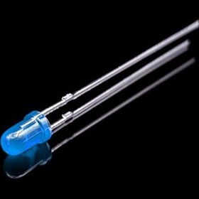 تصویر LED آبی 3mm بسته 10 تایی 