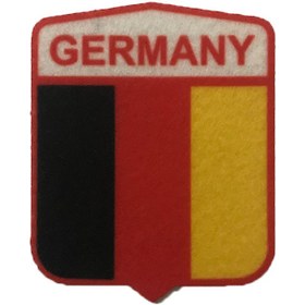 تصویر اتیکت طرح پرچم آلمان کد 1379E 