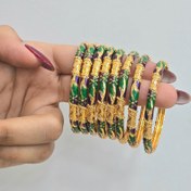 تصویر النگو هندی مینا کاری کد AL1004 