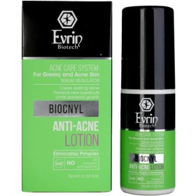 تصویر لوسیون اورین بیوتك بیوکنیل آنتی آكنه 75 میل Evrin Biotech Biocnyl Anti Acne Lotion 75Ml