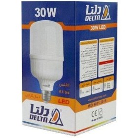 تصویر لامپ استوانه LED دلتا Delta Atlas E27 مهتابی30W 