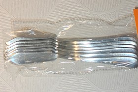 تصویر کارد صبحانه خوری استیل ست ۶ عددی Stainless steel breakfast knife set of 6