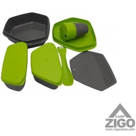 تصویر ست ظروف سیلیکونی کریویت Crivit silicone container Set