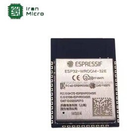 تصویر ماژول ESP32-WROOM-32E-N4 دارای حافظه فلش 4M - تولید Espressif 