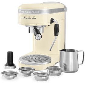 تصویر اسپرسو ساز کیچن اید رنگ مشکی مدل KitchenAid 5KES6503BBK 