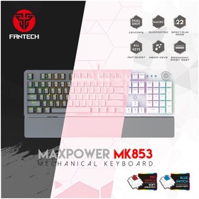 تصویر کیبورد مکانیکال فنتک MAXPOWER MK853 Fantech MAXPOWER MK853 Wired Mechanical Keyboard