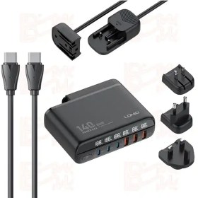 تصویر شارژر LDNIO A6140 C 140W 
