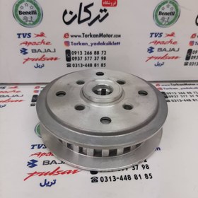 تصویر چهار شاخ کلاچ ( دیسک ) زیر و رو موتور اپاچی 150 ، 160 و 180 و HLX 150 اچ ال ایکس کیفیت درجه 1 