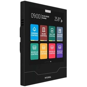 تصویر تاچ پنل Interra iX4 – 4″ KNX Black 