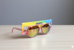 تصویر عینک آفتابی original بچه گانه مدل رنگین کمان _ سبک و مقاوم 