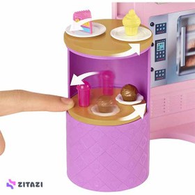 تصویر عروسک باربی در رستوران مدل Barbie's Restaurant Playset With 30+ Pieces - زمان ارسال 15 تا 20 روز کاری 