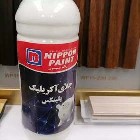 تصویر جلای آکریلیک نیپون حلال آب براقیت خوب و بدون بو براق کردن سطوح چوبی و مصنوعات و کارهای دستی 