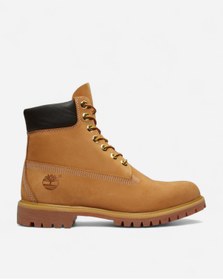 تصویر کفش بوت مردانه پریمیوم تیمبرلند نارنجی با بند شش اینچ TB1100617131 - Timberland - اورجینال- 854379073 