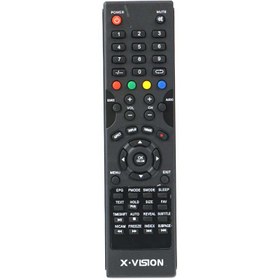 تصویر ریموت کنترل ایکس ویژن مدل 1281 X.VISION REMOTE CONTROL X.VISION