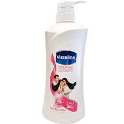 تصویر شامپو صاف و نرم کننده مو وازلین 650 میل Vaseline Soft & Smooth Shampoo 650ml