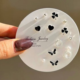 تصویر پک گوشواره میخی کد0841 