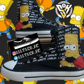 تصویر کتونی کانورس ال استار بارت سیمپسون Converse The Simpsons