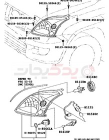 تصویر چراغ جلو ( تویوتا , پرادو ) 