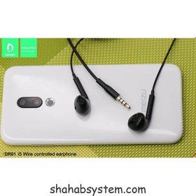 تصویر هندزفری اصلی دنمن مدل DR01 Denmen Handsfree Model DR01