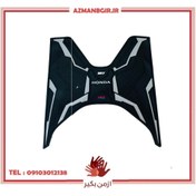 تصویر کف پایی موتور سیکلت کلیک مدل CLK-150-GRY جنس پلاستیک فشرده 