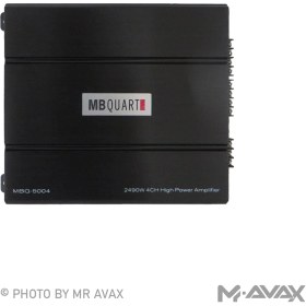 تصویر آمپلی فایر ۴ کانال ام بی کوارت مدل MBQ-5004 MB Quart Amplifier MBQ-5004