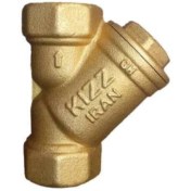 تصویر صافی برنجی 1/2 اینچ 16 بار کیز ایران Kizz Iran Brass Y Strainer with Stainless Steel Mesh 1/2 inch
