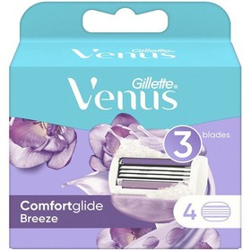 تصویر تیغ یدک ونوس مدل venus Breeze comfortglide بسته 4 عددی 