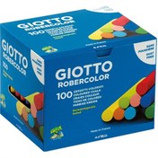 تصویر گچ رنگی جیوتو Giotto مدل Robercolor بسته 100 عددی - زمان ارسال 15 تا 20 روز کاری 