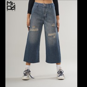 تصویر شلوار جین واید لگ کد2487 