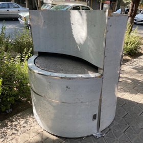 تصویر تنور نان گردان استیل دو جداره STN120 