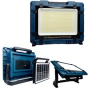 تصویر نور افکن شارژی خورشیدی 400 وات مدل W8109-2 قدرت نوردهی خیلی بالا W8109-2 400W rechargeable solar projector light