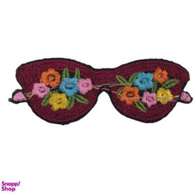 تصویر تکه دوزی لباس مدل عینک 