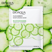 تصویر ماسک ورقه ای صورت بیوآکوا مدل خیار وزن 25 گرم ا Bio Aqua facial mask, cucumber model, weight 25 grams Bio Aqua facial mask, cucumber model, weight 25 grams