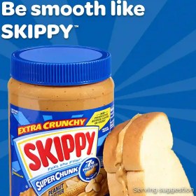 تصویر کره بادام زمینی اسکیپی ۴۶۲ گرم 