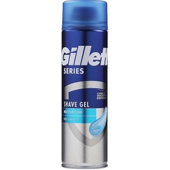 تصویر ژل اصلاح ژیلت Gillette مدل MOISTURISING 200ml اورجینال لوازم جانبی اصلاح