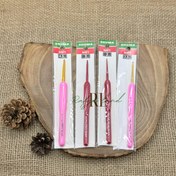 تصویر قلاب بافتنی شوما دسته ژله‌ای نرم و خوش دست 