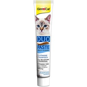 تصویر خمیر مولتی ویتامین گربه جیم کت مدل Duo Paste Multi Vitamin طعم ماهی تن وزن ۵۰ گرم Gimcat Duo Paste Multi Vitamin for Cat Tuna Flavour 50g