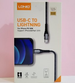 تصویر کابل Type-Cبه Lightning الدینیو مدل LC111 