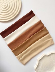 تصویر هدبند کبریتی رنگ نود - کد 