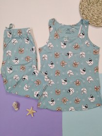 تصویر ست تاپ و شلوارک (کد 1398) 