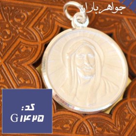 تصویر گردنبند نقره شمایل حضرت علی بازشو مناسب جاسازی دعا کد G_1425 